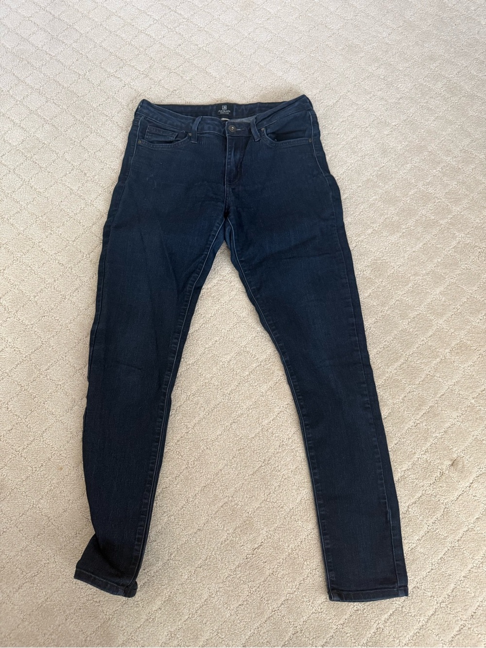 Just Black Women's Skinny Jeans in Dark Indigo